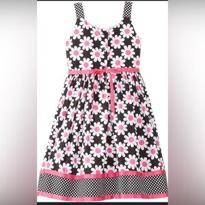 3️⃣ 3/$20 Youngland Girls' Daisy Print Woven Dress size 4